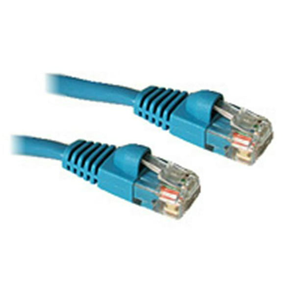 Ion Cables Ethernet Network Cable 25FT RJ45 Cat5e Stranded UTP Blue 